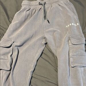 YoungLA Gray Cargo Pants